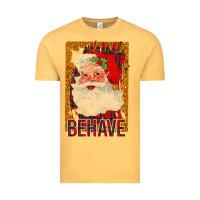 Vintage Mustard Santa Behave Vintage Tee - Bettercallsaul