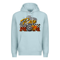 Blue Mist Race mom Mother's Day Premium Hoodie - FaDigitalArtStudio