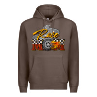 Coffee Race mom Mother's Day Premium Hoodie - FaDigitalArtStudio
