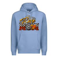 Colony Blue Race mom Mother's Day Premium Hoodie - FaDigitalArtStudio