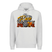 Dove Grey Race mom Mother's Day Premium Hoodie - FaDigitalArtStudio