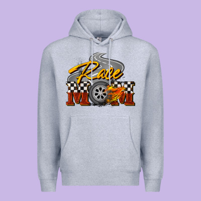Race Mom Mother's Day Premium Hoodie Designed By Fadigitalartstudio