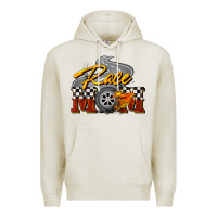 Oatmeal Heather Race mom Mother's Day Premium Hoodie - FaDigitalArtStudio