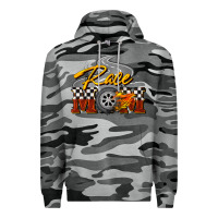 Slate Camo Race mom Mother's Day Premium Hoodie - FaDigitalArtStudio