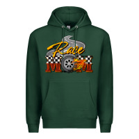 Sports Green Race mom Mother's Day Premium Hoodie - FaDigitalArtStudio
