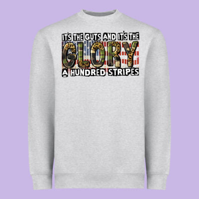 Its The Guts And Its The Glory 4th Of July Heavyweight Sweatshirt Designed By Cowgirlartshop