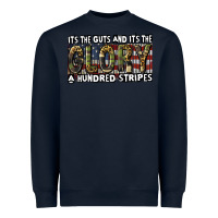 Navy Its the guts and its the glory 4th of july Heavyweight Sweatshirt - CowGirlArtShop