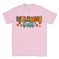 Bubblegum Pink Welcome Fall Classic Tee - RanaPortraitStore