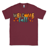 Burgundy Welcome Fall Classic Tee - RanaPortraitStore