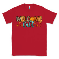 Red Welcome Fall Classic Tee - RanaPortraitStore