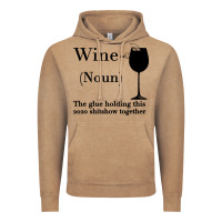 Vintage Coffee Wine The glue holding this 2020 shitshow together Vintage Hoodie - Bettercallsaul