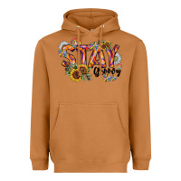 Meerkat Stay Groovy Heavyweight Hoodie - CowhideDigitalArt