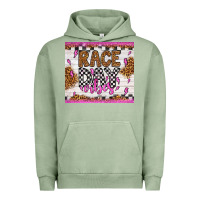 Pigment Oil Green race day vibes Urban Hoodie - Artiststas