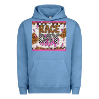 Pigment Pebble Blue race day vibes Urban Hoodie - Artiststas