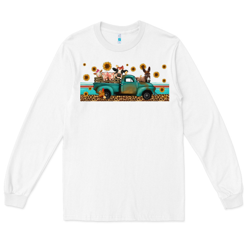 Western Animals Truck Long Sleeve Tee by Jasminsmagicworld | Teevron