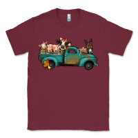 Burgundy farm animals truck Classic Tee - Jasminsmagicworld