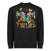 Black Mom of twins Mother's Day Heavyweight Sweatshirt - CowGirlArtShop