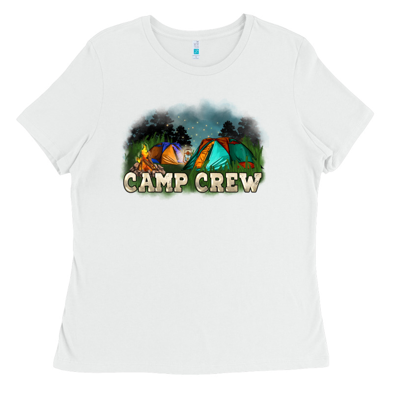 Camp Crew Ladies Tee by NancyCooperArtShop | Teevron