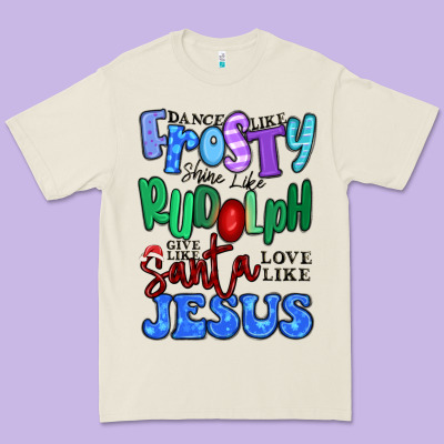 Dance Like Frosty Shine Like Rudolph Premium Tee Designed By Maliassmallbusiness