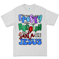 Dove Grey dance like frosty shine like rudolph Premium Tee - MaliasSmallBusiness