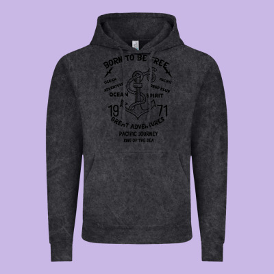 Born To Be Free Sea Vintage Hoodie Designed By Bettercallsaul