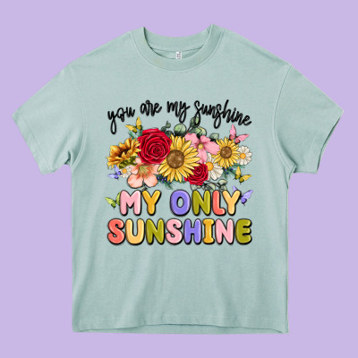 You Are My Sunshine My Only Sunshine Heavy Core Tee Designed By Maliassmallbusiness