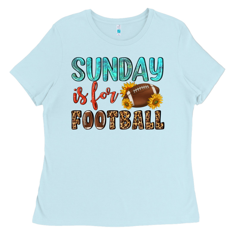 Sunday Is For Football Ladies Tee by NancyCooperArtShop | Teevron