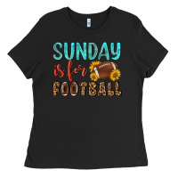 Black sunday is for football Ladies Tee - NancyCooperArtShop