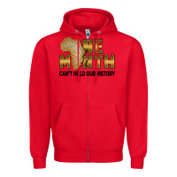 Red one month can't hold our history Zipper Hoodie - FaDigitalArtStudio