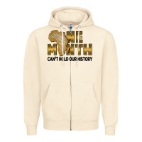 Sandshell one month can't hold our history Zipper Hoodie - FaDigitalArtStudio