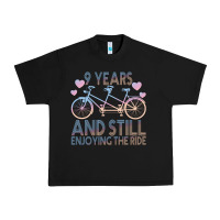 Black 9 Years And Still Enjoying The Ride Urban Heavy Tee - Bettercallsaul