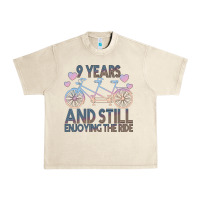 Sandshell 9 Years And Still Enjoying The Ride Urban Heavy Tee - Bettercallsaul