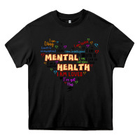 Black mental health matters Heavy Core Tee - JahusDesignShop