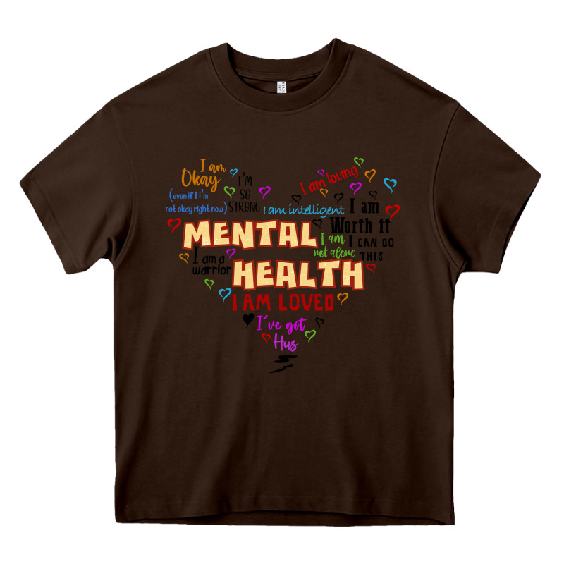 Mental Health Matters Heavy Core Tee by JahusDesignShop | Teevron