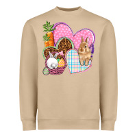 Mushroom Easter hearts Easter Day Heavyweight Sweatshirt - HowdyJamesFarm