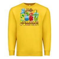 Lemon Hello Summer Premium Sweatshirt - CowhideDigitalArt