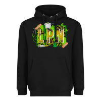 Black St. Patricks Day Lpn Heavyweight Hoodie - CowhideDigitalArt
