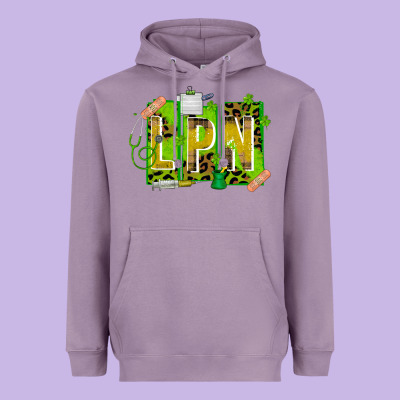 St. Patricks Day Lpn Heavyweight Hoodie Designed By Cowhidedigitalart