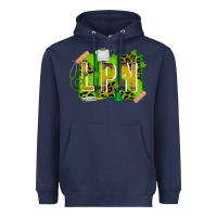 Navy St. Patricks Day Lpn Heavyweight Hoodie - CowhideDigitalArt