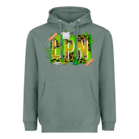 Sage St. Patricks Day Lpn Heavyweight Hoodie - CowhideDigitalArt