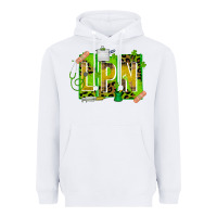 White St. Patricks Day Lpn Heavyweight Hoodie - CowhideDigitalArt