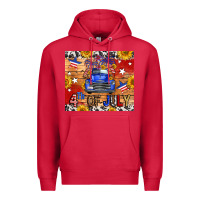 Cardinal Fourth Of July Truck Premium Hoodie - FaDigitalArtStudio