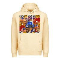 Pina Colada Fourth Of July Truck Premium Hoodie - FaDigitalArtStudio