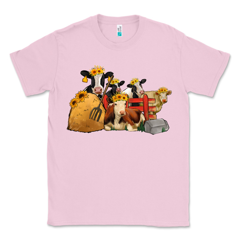 Farm Animals With Sunflower Headbands Classic Tee by Jasminsmagicworld | Teevron