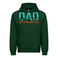 Forest Green dad life is the best life Urban Hoodie - Artiststas