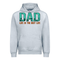 Heather Grey dad life is the best life Urban Hoodie - Artiststas