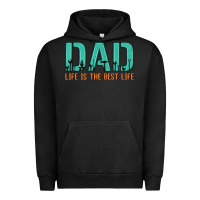 Pigment Black dad life is the best life Urban Hoodie - Artiststas