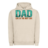 Pigment French Oak dad life is the best life Urban Hoodie - Artiststas