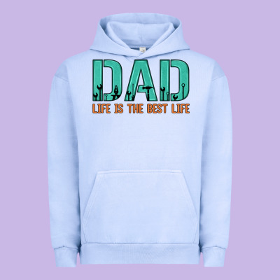 Dad Life Is The Best Life Urban Hoodie Designed By Artiststas