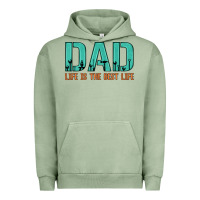Pigment Oil Green dad life is the best life Urban Hoodie - Artiststas